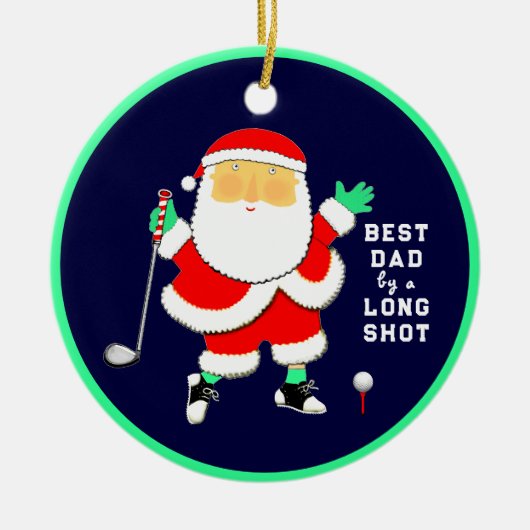 Personalized Golf Collectible Keramisch Ornament (Voorkant)