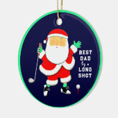 Personalized Golf Collectible Keramisch Ornament (Links)