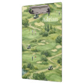 Personalized golf course klembord (Links)