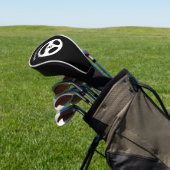 Personalized golf driver cover with car wheel logo (Insitu)