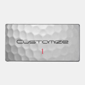 Personalized Golf Gift with Custom Name & Number Bureaumat (Voorkant)