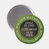 Personalized Golf Hole in One Award Magneet (Voorkant / Achterkant)