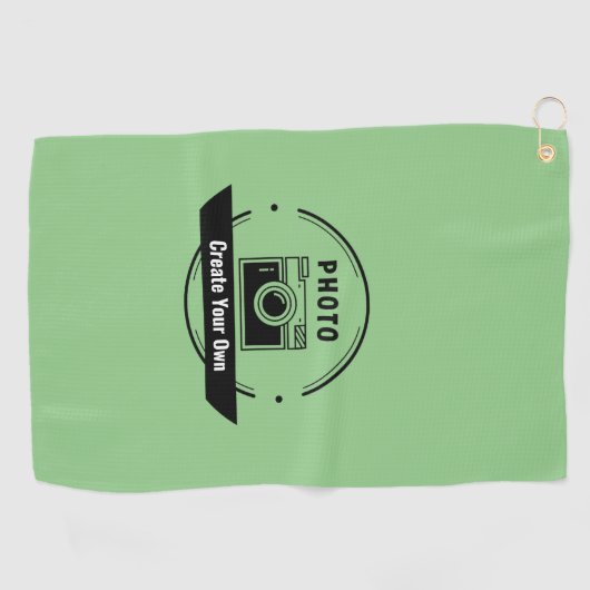 Personalized Golf Towel – Custom Name or Photo Golfhanddoek (Horizontaal)
