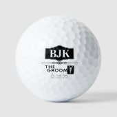 PERSONALIZED GOLFBALLEN VOOR DE BRUIDEGOM (Voorkant)