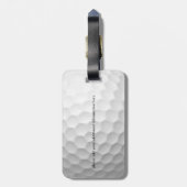 Personalized Golfer Name Golf-Ball  Bagagelabel (Achterkant verticaal)