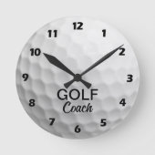 Personalized Golfing Coach Ronde Klok (Voorkant)