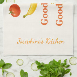 Personalized Good Food Good Mood Cute Food Smile  Theedoek