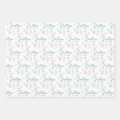 Personalized Goose Christmas Wrapping Paper Sheets (Voorkant 3)