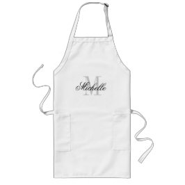 Personalized gourmet kitchen apron for men | women lang schort