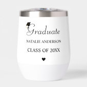 Personalized Graduate Tumbler Class of 2026 Gift (Voorkant)