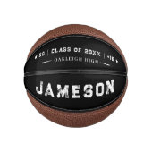 Personalized Graduation Athlete Keepsake Basketbal (Voorkant)