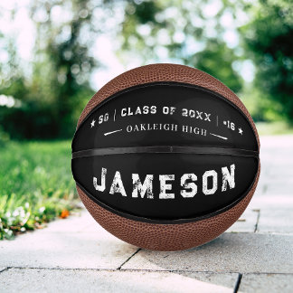 Personalized Graduation Athlete Keepsake Basketbal