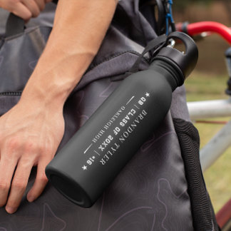 Personalized Graduation Athlete Keepsake Waterfles