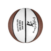 Personalized Graduation Basketball, Name Basketbal (Verticaal)