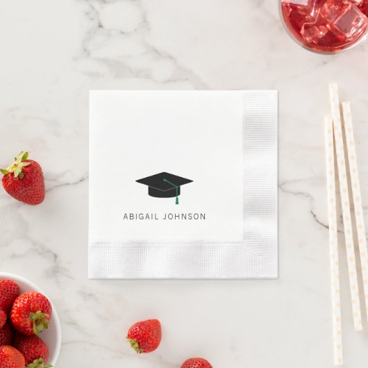 Personalized Graduation Cap Coined Paper Servet (Insitu)