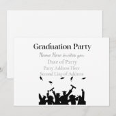 Personalized Graduation Custom Name and Class Year Kaart (Voorkant / Achterkant)