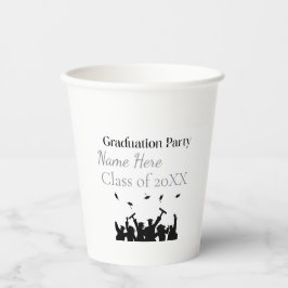 Personalized Graduation Custom Name and Class Year Papieren Bekers