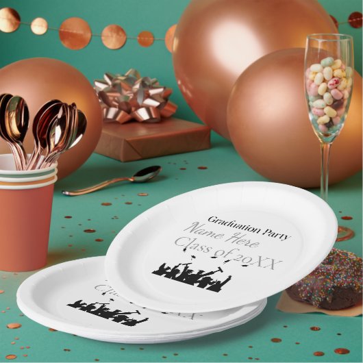 Personalized Graduation Custom Name and Class Year Papieren Bordje (Multi)