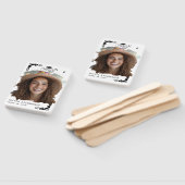 Personalized Graduation Elegant Script Stars & Cap Handwaaier (Niet-gemonteerd)