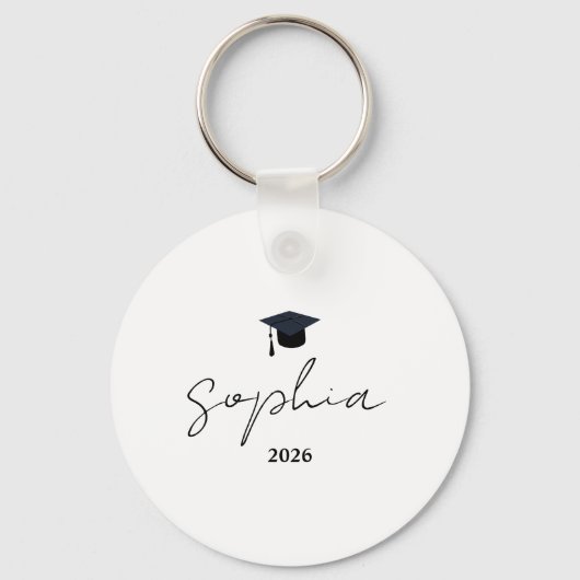 Personalized Graduation Gift, Custom key, Class Sleutelhanger (Voorkant)