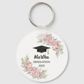 Personalized graduation gift for her, keychain (Voorkant)