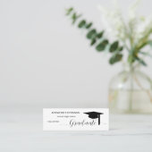 Personalized Graduation Graduate Name Contactkaartje (Staand voorkant)