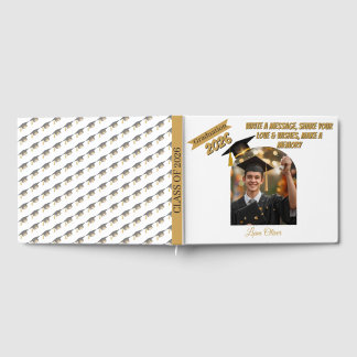 Personalized Graduation Guestbook & Wishes Book  Gastenboek