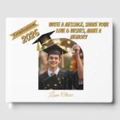 Personalized Graduation Guestbook & Wishes Book Gastenboek (Voorkant)