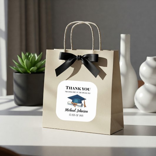 Personalized Graduation Labels for Celebration