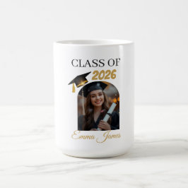 Personalized Graduation Mug – Class of 2026 Koffiemok