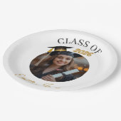 Personalized Graduation Paper Plates Class of 2026 Papieren Bordje (Gekanteld)