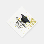 Personalized Graduation Party Napkins Servet (Hoek)
