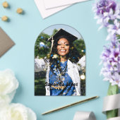 Personalized Graduation Photo and Name Acryl Uitnodigingen (Insitu (Huwelijk))