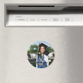 Personalized Graduation Photo and Name Magneet (Insitu (Vaatwasser))