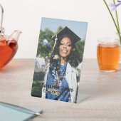 Personalized Graduation Photo and Name Reclamebord Met Voetstuk (Insitu)