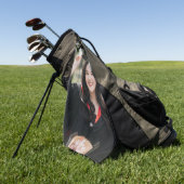 Personalized Graduation Photo Keepsake Memory Gift Golfhanddoek (Groen)