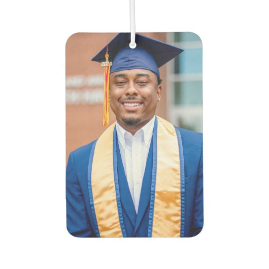 Personalized Graduation Photo Keepsake Memory Gift Luchtverfrisser (Voorkant)