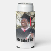 Personalized Graduation Photo Keepsake Memory Gift Seltzer Blikjeskoeler (Seltzer Achterkant)