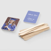 Personalized Graduation Photo with Name & Class  Handwaaier (Niet-gemonteerd)