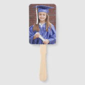 Personalized Graduation Photo with Name & Class  Handwaaier (Voorkant)