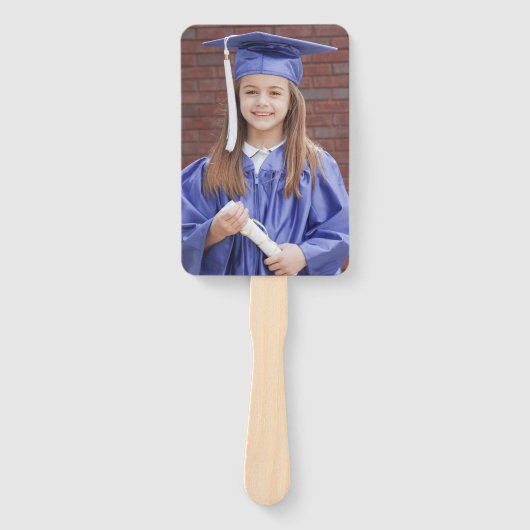 Personalized Graduation Photo with Name & Class  Handwaaier (Voorkant)