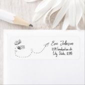 Personalized Graduation Return Address Label  (Insitu)