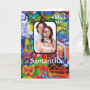 Personalized graffiti kaart