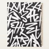 Personalized Graffiti Name Pattern — Custom Urban Planner (Achterkant)