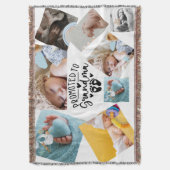 Personalized Grandchild Photo Blanket for Grandma Deken (Voorkant Verticaal)