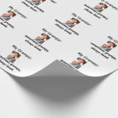 Personalized Granddaughter Grandpa Photo Cadeaupapier (Hoek)