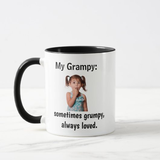 Personalized Granddaughter Photo Mok (Links)