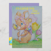 Personalized Granddaughter's Easter Greeting Card Feestdagenkaart (Voorkant / Achterkant)