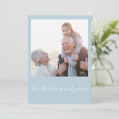 Personalized Grandfather's Day Card Kaart (Staand voorkant)