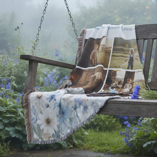 Personalized Grandkids Collage Deken